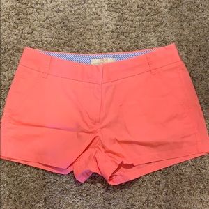 J crew Factory broken in chino shorts. Size 6